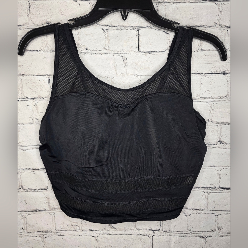 Athleta Black Swimsuit Tankini Top‎ Size 36 B/C